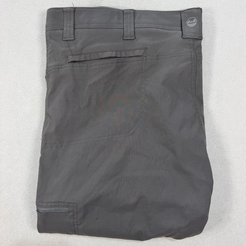 Wrangler ATG Cargo Pants Mens 42x32 Outdoor Gorpcore Gray Hiking Flex Waist